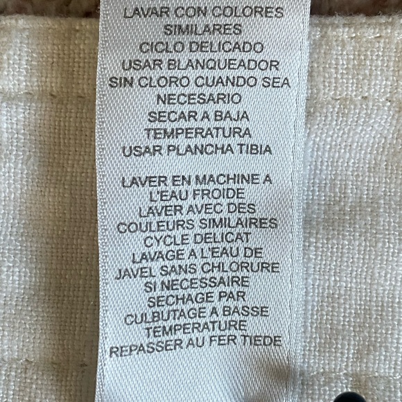 NWOT  Liz Wear by Liz Claiborne Womens Khaki linen drawstring shorts Size 8 - Picture 7 of 16